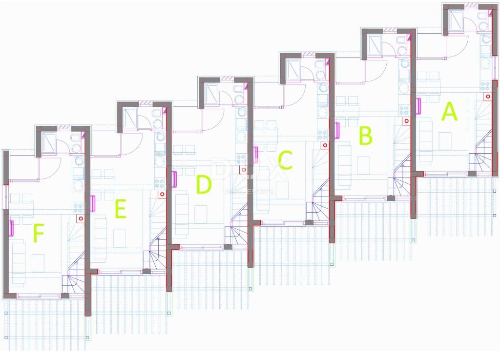 ZADAR, RAŽANAC – 6 APPARTAMENTI DI LUSSO – 1A FILA AL MARE