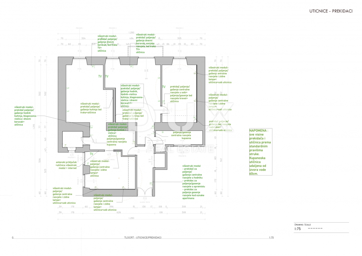 FIUME, CENTRO - Appartamento padronale con progetto per 2 unità abitative! Investimento in posizione esclusiva!