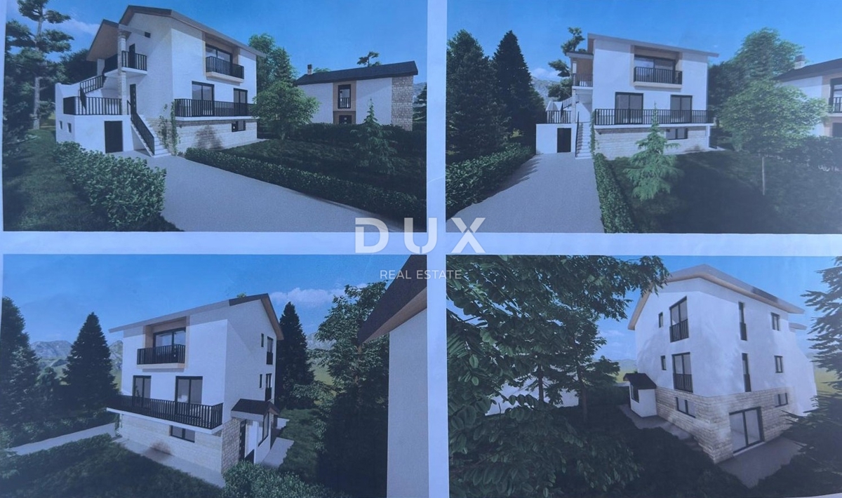 GORSKI KOTAR, VRBOVSKO, SEVERIN IN VENDITA - Progetto di 3 case, costruzione iniziata, prezzo ridotto, opportunità per investitori
