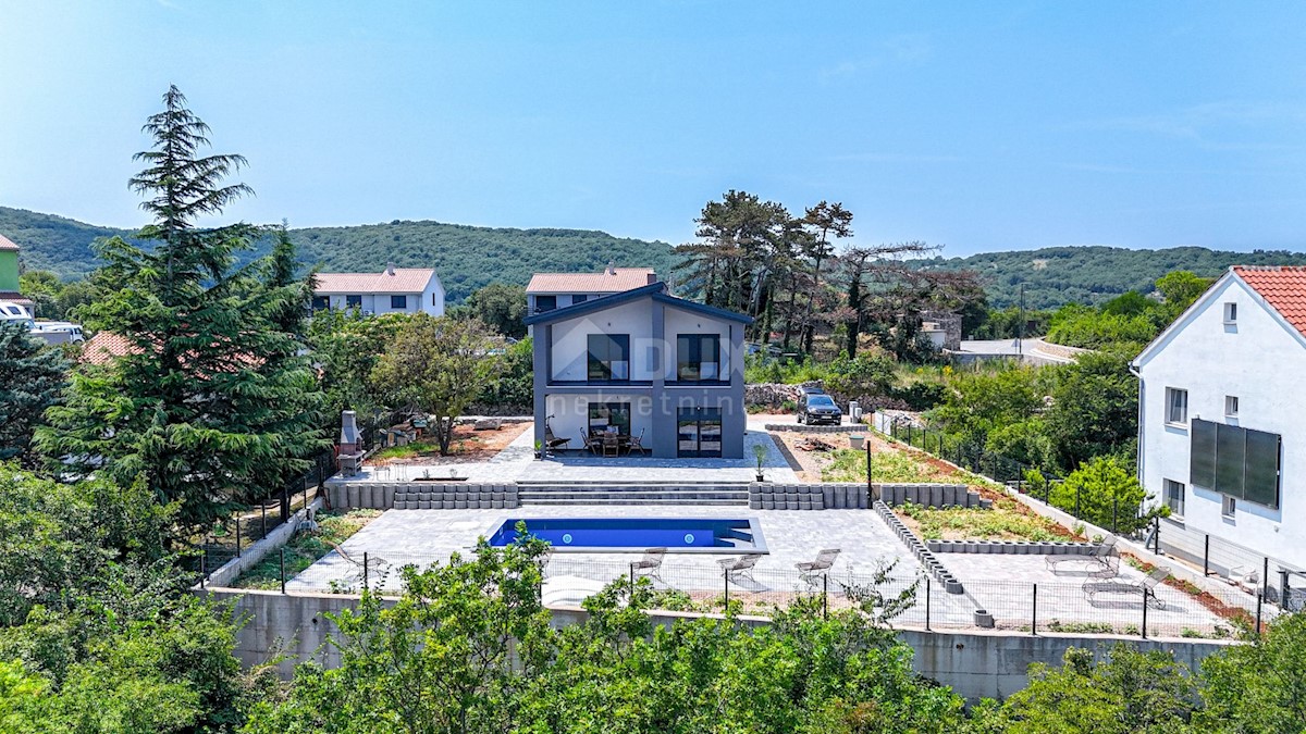 ISOLA DI KRK, VRBNIK - Villa di lusso con piscina e vista mare