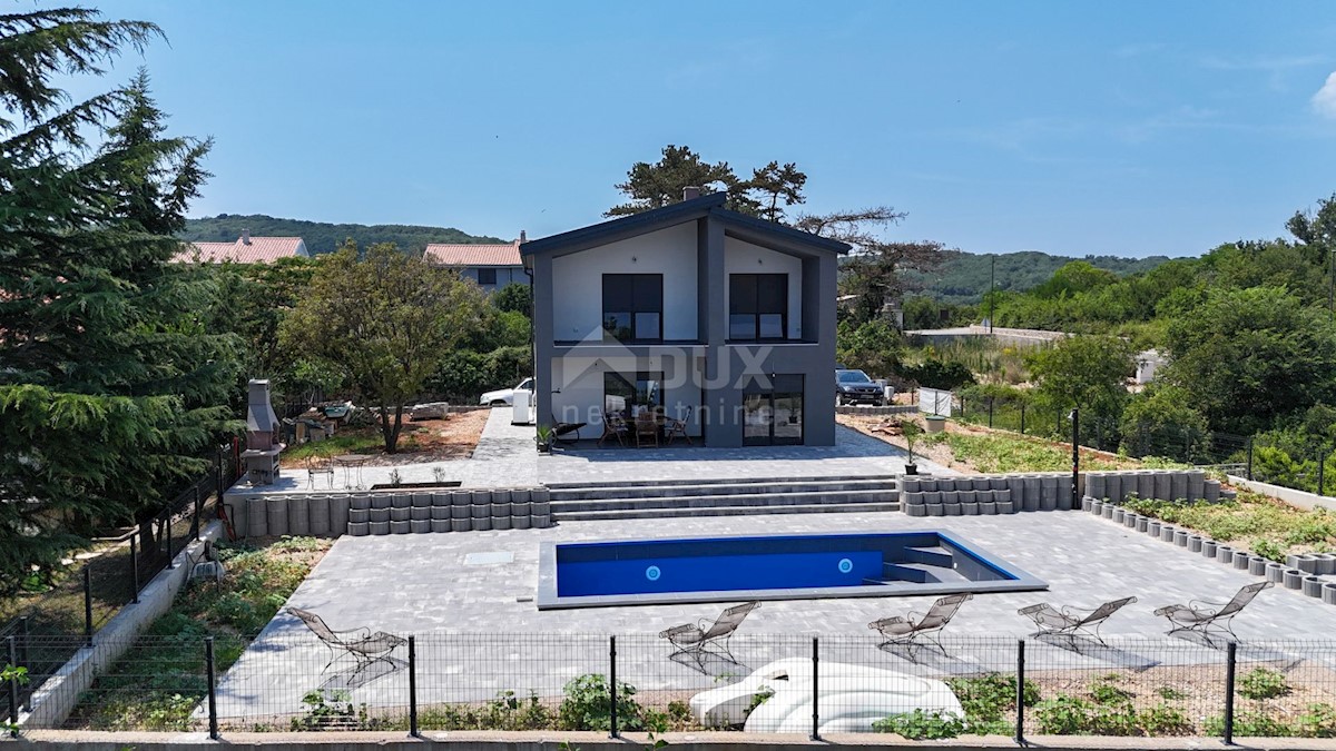 ISOLA DI KRK, VRBNIK - Villa di lusso con piscina e vista mare