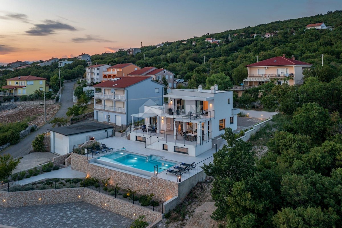 ŠMRIKA - Villa con vista panoramica sul mare