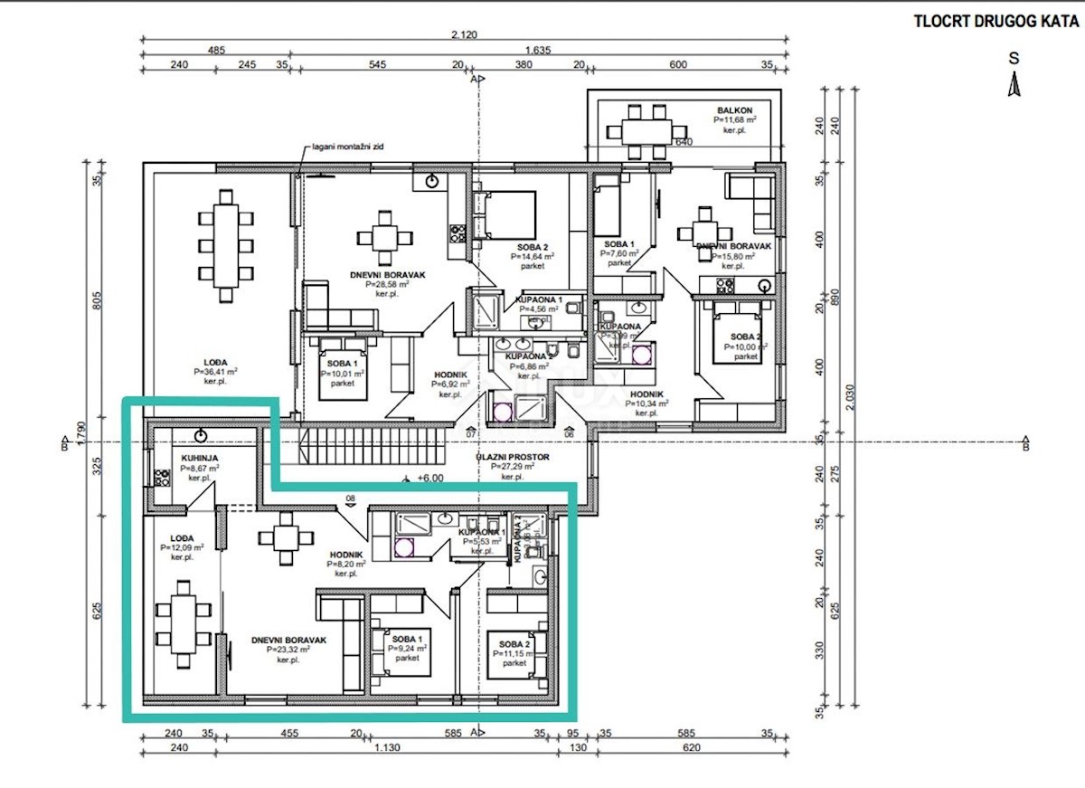 Appartamento Medulin, 81m2