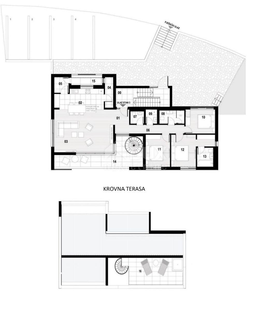 Appartamento Ćikovići, Kastav, 131m2