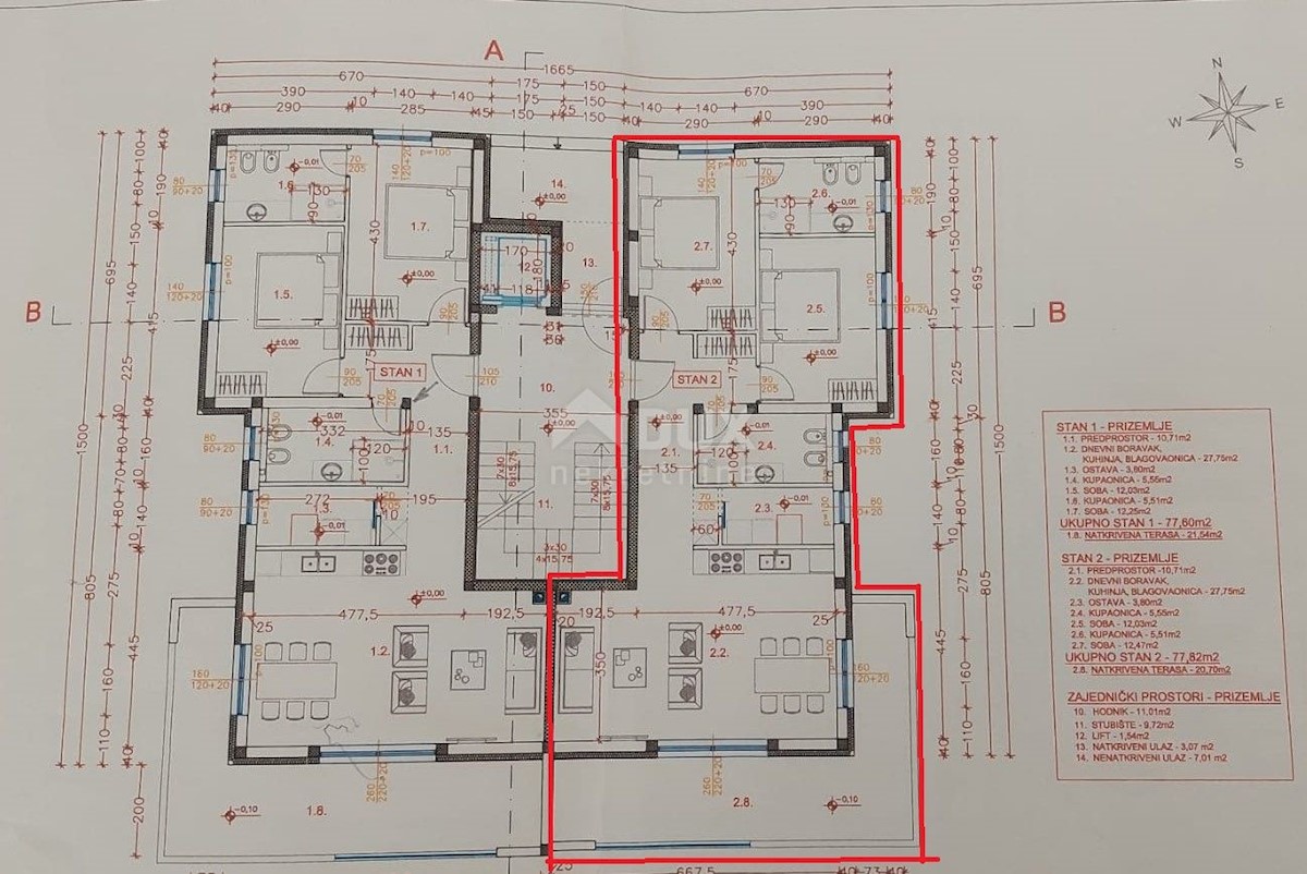 Appartamento Peroj, Vodnjan, 110m2