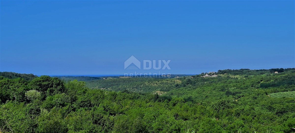 ISTRIA, GRONJAN - Terreno edificabile 1237m2 con bellissima vista sul mare