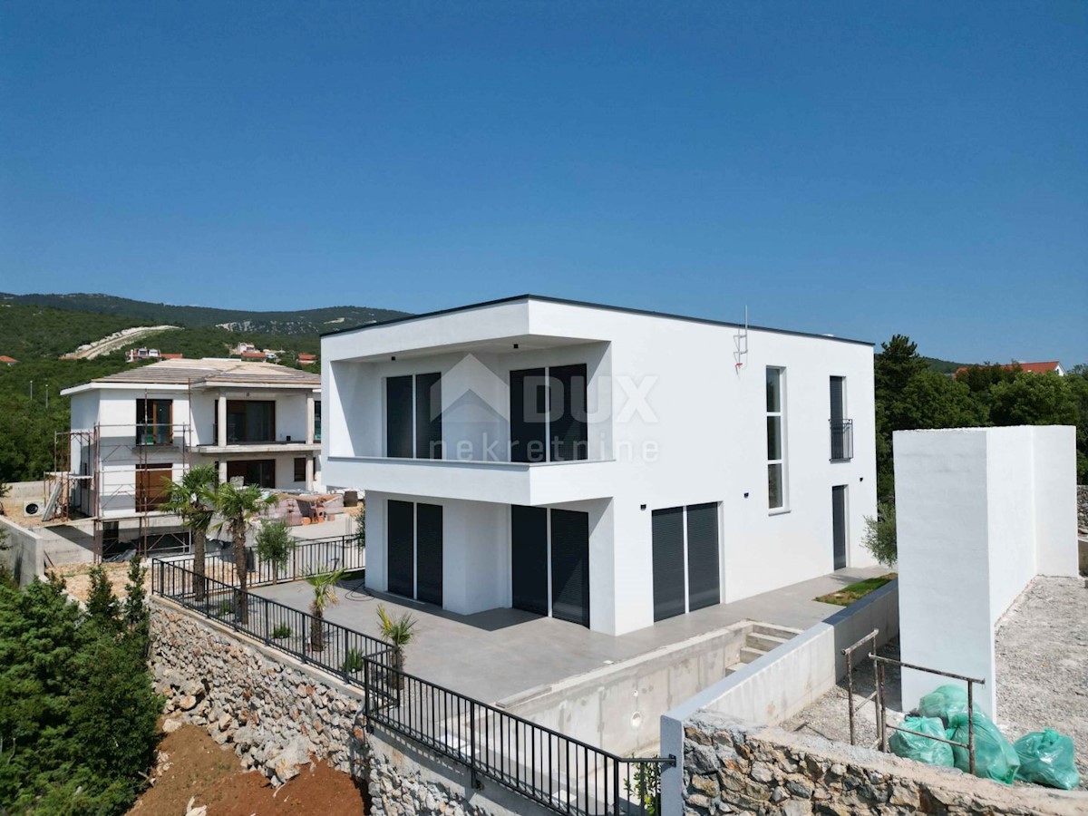 ŠMRIKA - villa moderna 157m2 con vista panoramica sul mare e piscina + dintorni 325m2