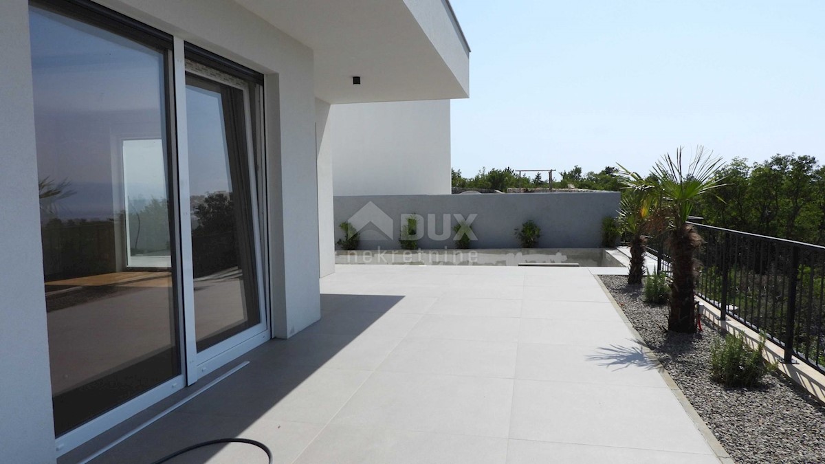 ŠMRIKA - villa moderna 157m2 con vista panoramica sul mare e piscina + dintorni 325m2