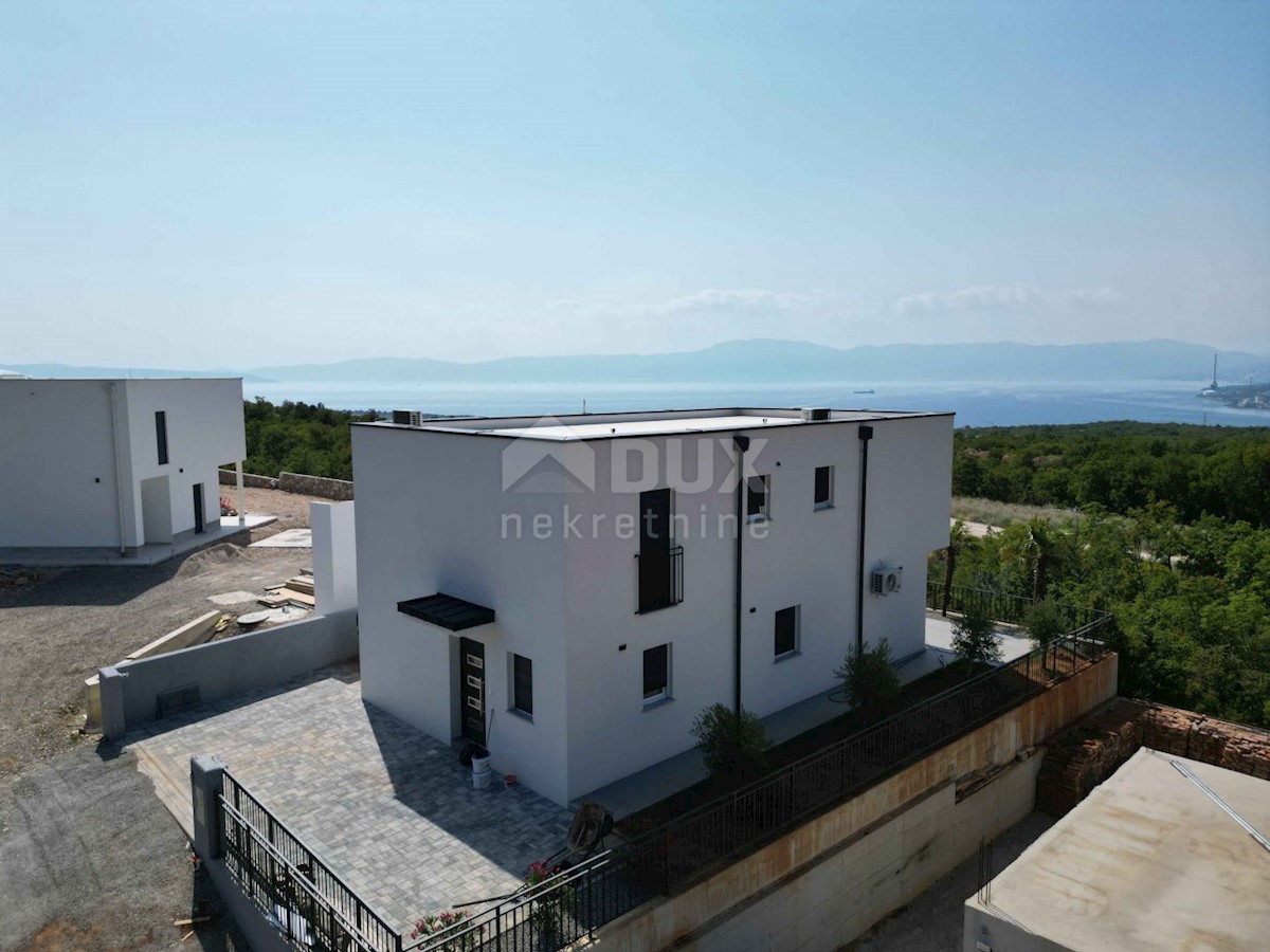 ŠMRIKA - villa moderna 157m2 con vista panoramica sul mare e piscina + dintorni 325m2