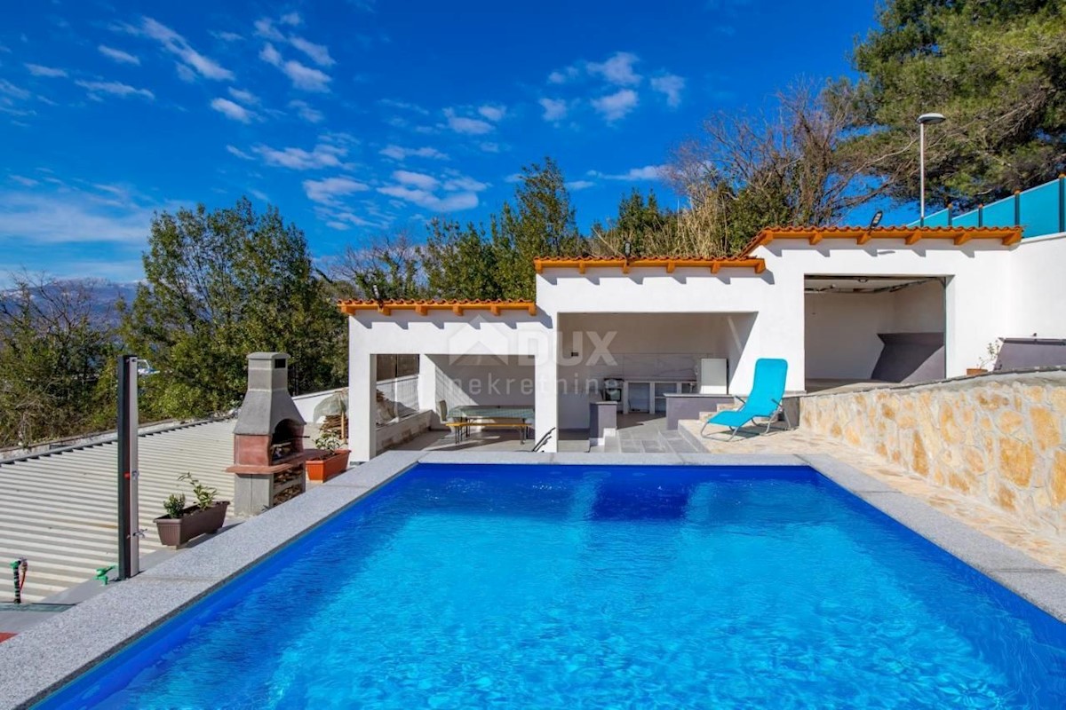 RIJEKA, KANTRIDA - casa con piscina vicino al mare
