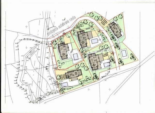 OPATIJA, LOVRAN- 4 terreni edificabili di 2800m2 CON PERMESSI DI COSTRUZIONE!!! (+3000 m2 di terreno edificabile senza permesso di costruire) con vista sul mare per una casa familiare/villa/appartamenti/case in affitto - vacanze con piscina