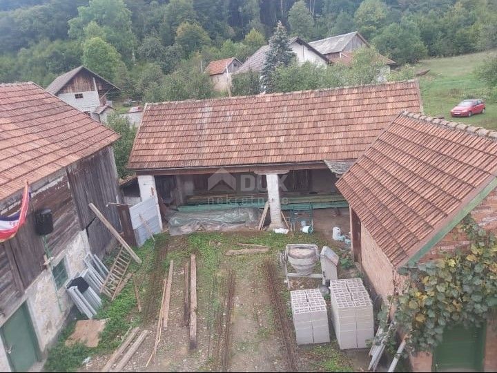 OTOČAC, BRINJE - Casa in fase Roh-Bau con 42.800 m2 di giardino