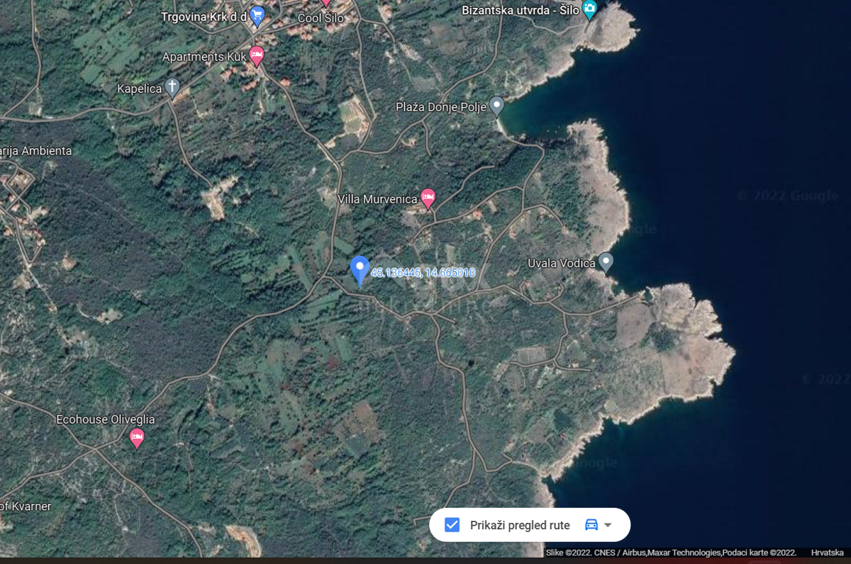 Terreno Šilo, Dobrinj, 363m2