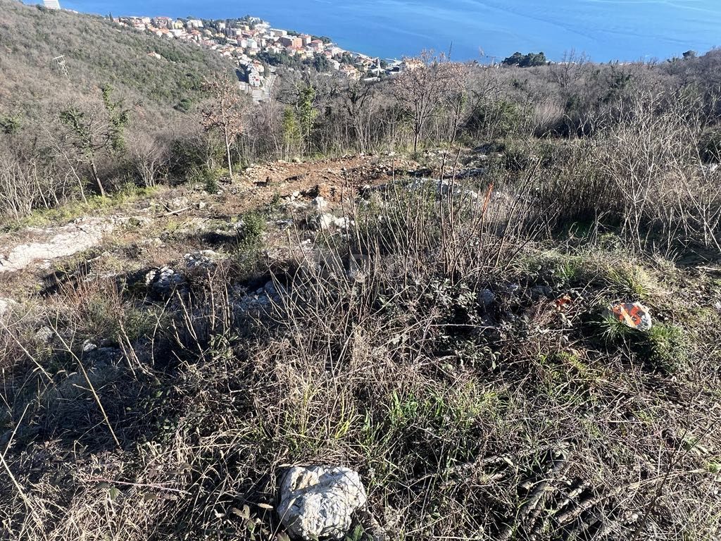 OPATIJA, KOLAVIĆI - edificio. terreno, 1017 mq, VISTA MARE PANORAMICA!!!