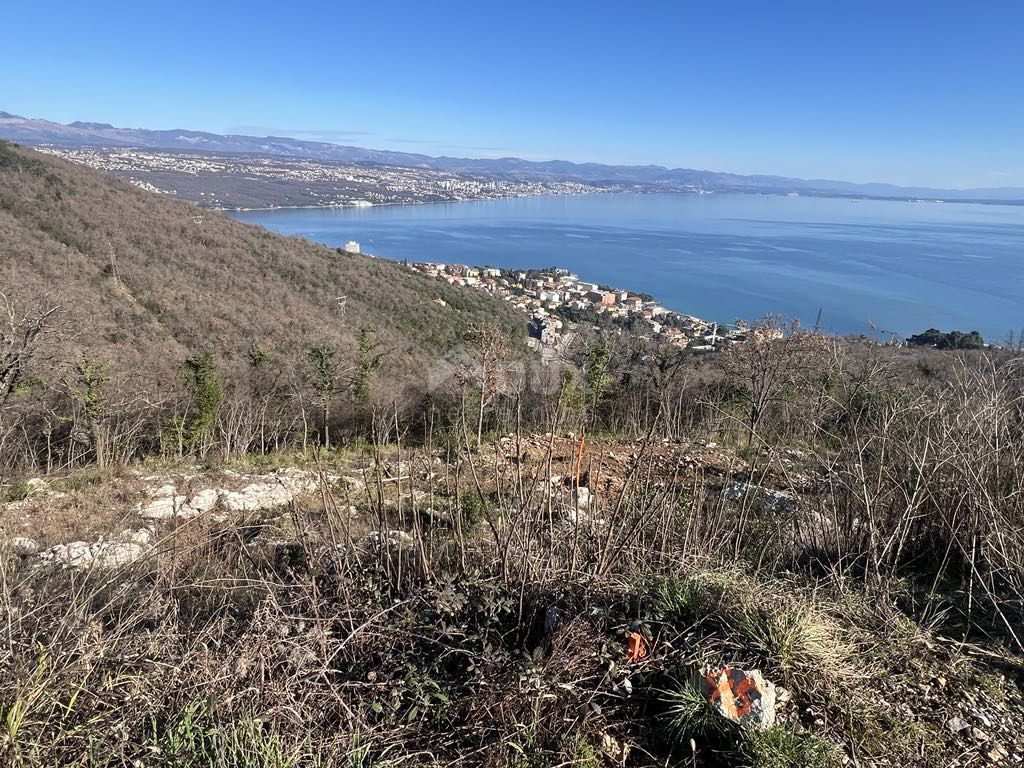 OPATIJA, KOLAVIĆI - edificio. terreno, 1017 mq, VISTA MARE PANORAMICA!!!