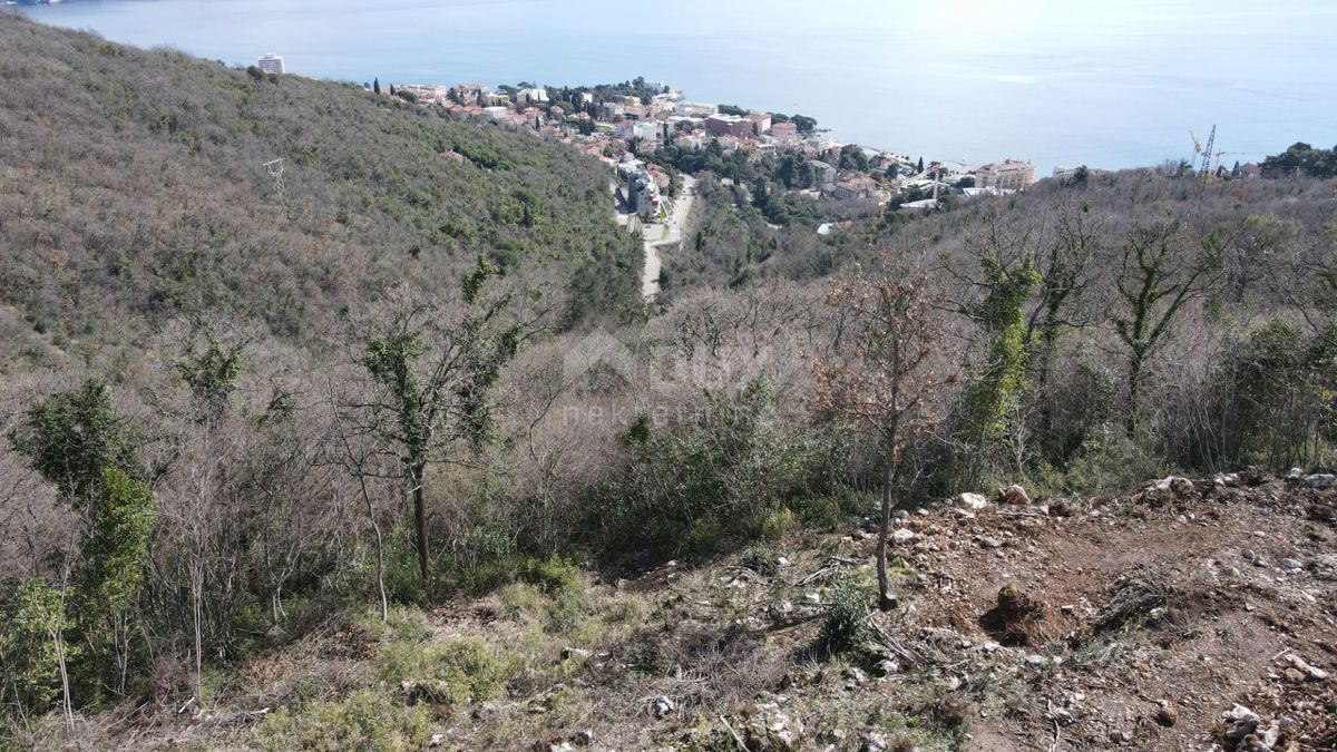 OPATIJA, KOLAVIĆI - edificio. terreno, 1017 mq, VISTA MARE PANORAMICA!!!