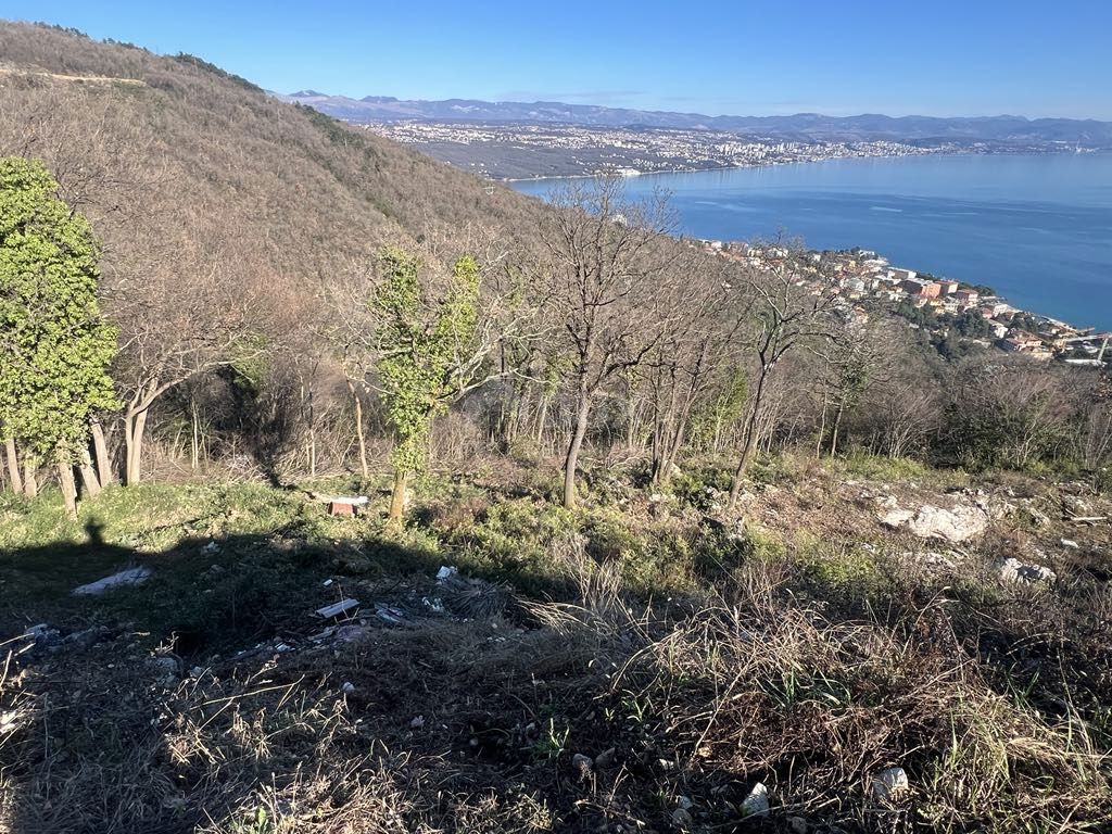 OPATIJA, KOLAVIĆI - edificio. terreno, 1017 mq, VISTA MARE PANORAMICA!!!