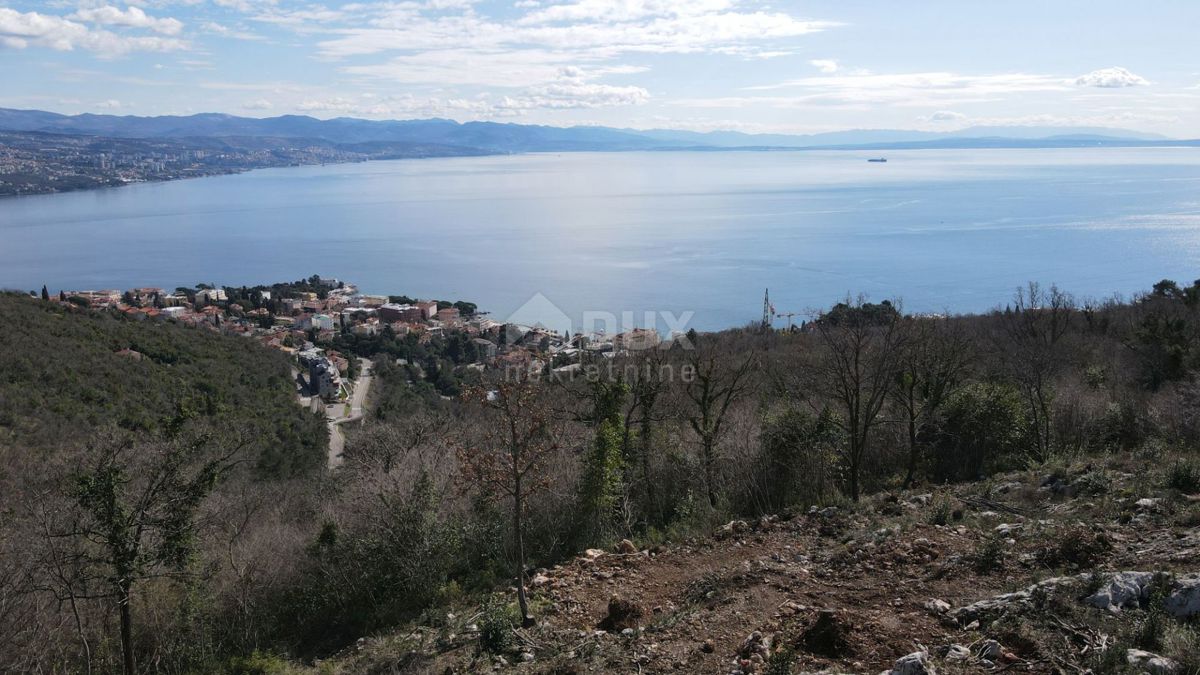 OPATIJA, KOLAVIĆI - edificio. terreno, 1017 mq, VISTA MARE PANORAMICA!!!