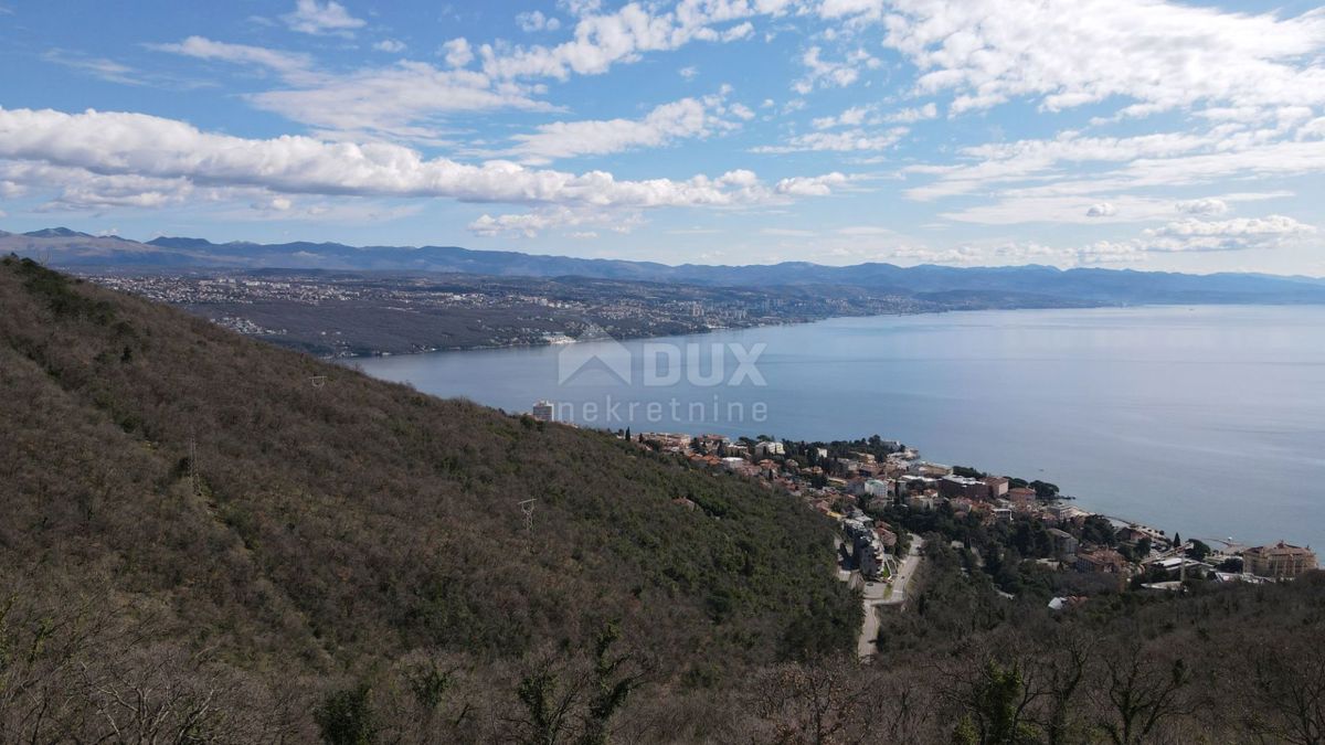 OPATIJA, KOLAVIĆI - edificio. terreno, 1017 mq, VISTA MARE PANORAMICA!!!