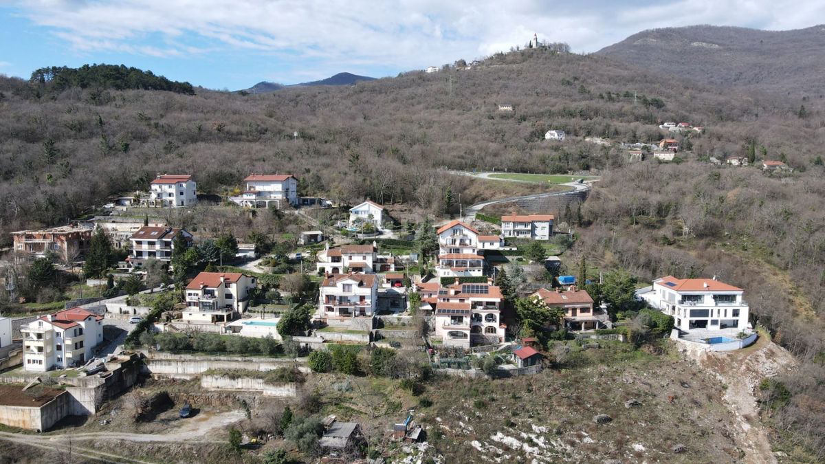 OPATIJA, KOLAVIĆI - edificio. terreno, 1017 mq, VISTA MARE PANORAMICA!!!