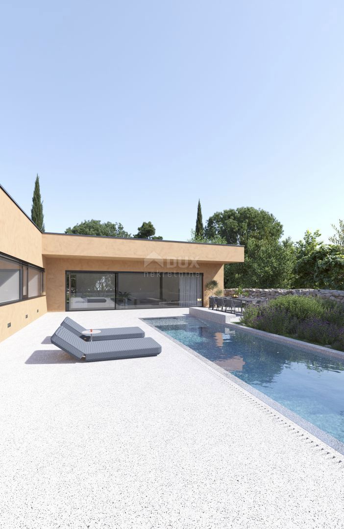 ISTRIA, ŽMINJ - Casa ad un piano di nuova costruzione di alta qualità in una posizione tranquilla