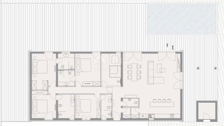 ISTRIA, OPRTALJ - terreno edificabile ideale con progetto e permesso di costruzione per una villa mediterranea con piscina nel cuore dell'Istria