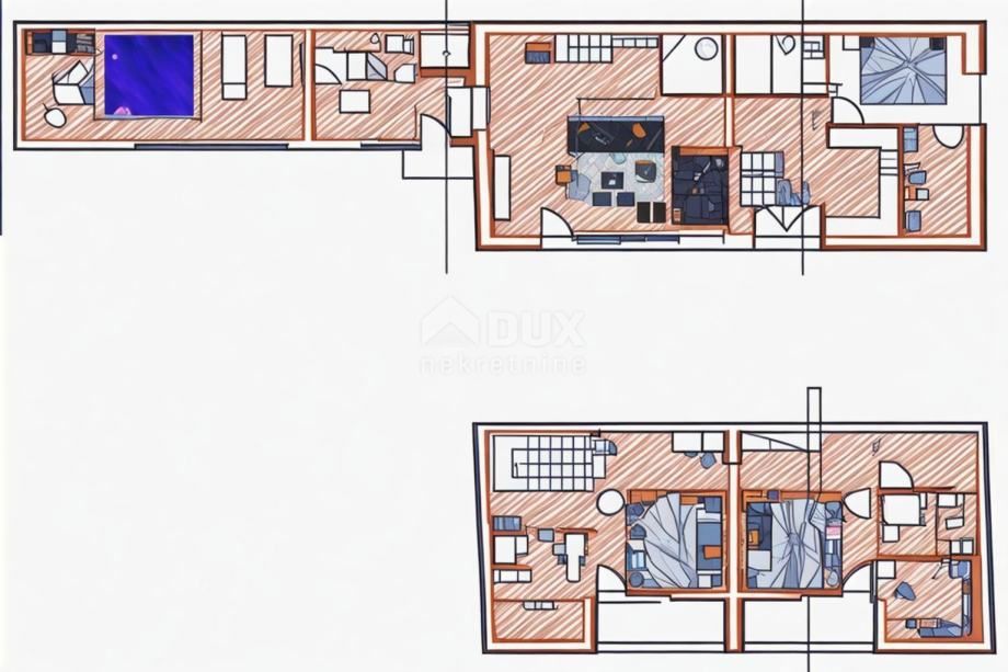 ZADAR, ZATON - Villa di nuova costruzione con piscina interna ed esterna 