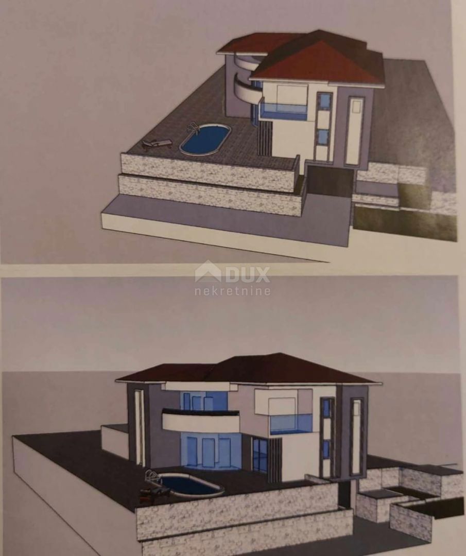 OPATIJA, MATULJI - casa in costruzione 230m2 + dintorni 400m2