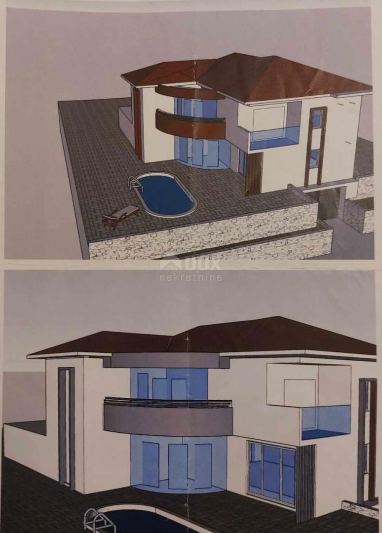 OPATIJA, MATULJI - casa in costruzione 230m2 + dintorni 400m2