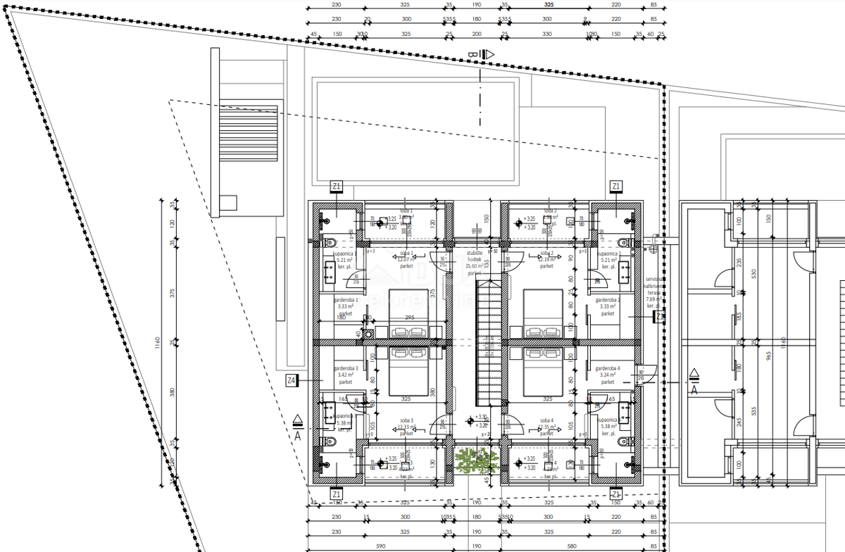 ZADAR, ZATON - Villa bifamiliare di lusso con piscina riscaldata, sauna e palestra! Nuova costruzione! A1