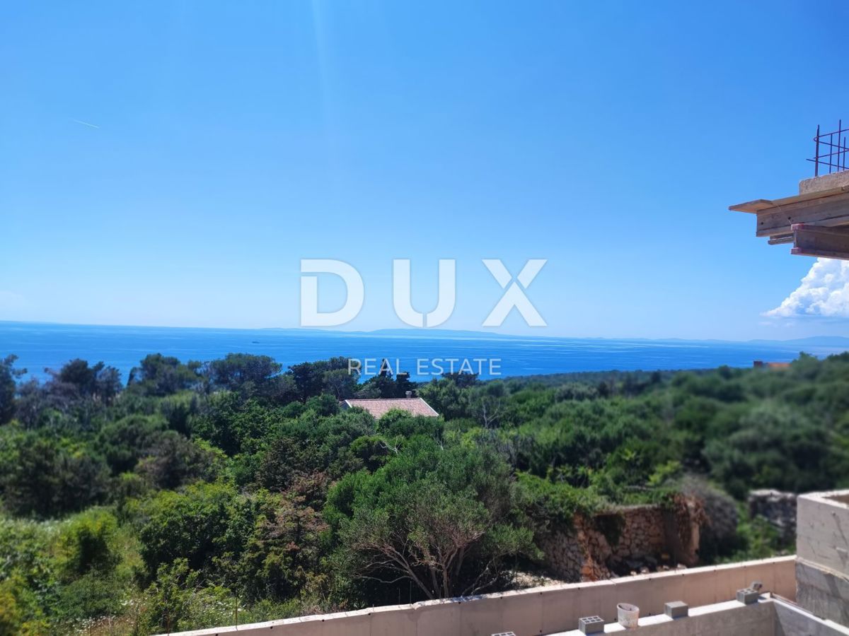 ISOLA DI PAG, NOVALJA casa con piscina e vista fantastica in costruzione