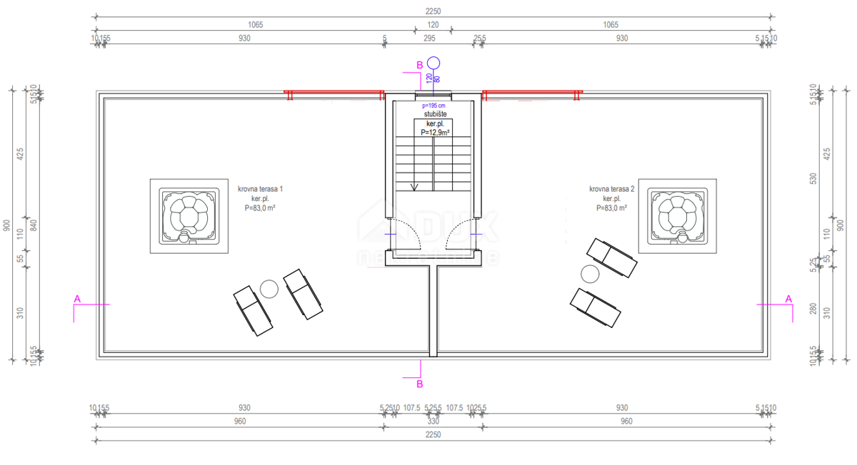 ZADAR, PRIVLAKA - Nuova costruzione! Stupendo attico a soli 140 metri dalla spiaggia con un'irresistibile vista mare! S3