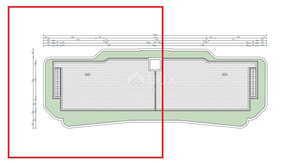 OPATIJA, CENTRO - attico su due piani 543m2 con vista panoramica sul mare e terrazza sul tetto S2