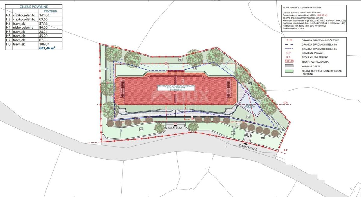 OPATIJA, CENTRO - attico su due piani 543m2 con vista panoramica sul mare e terrazza sul tetto S2