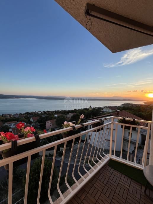 CRIKVENICA, DRAMALJ - bellissimo 1 camera da letto + bagno con una meravigliosa vista sul mare