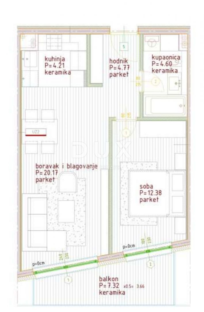 ISTRIA, PARENZO - Appartamento monolocale 58m2, nuova costruzione a 800 metri dal mare!