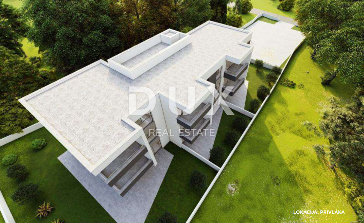ZADAR, PRIVLAKA - Elegante appartamento con giardino a soli 190 metri dal mare! Nuova costruzione! S2
