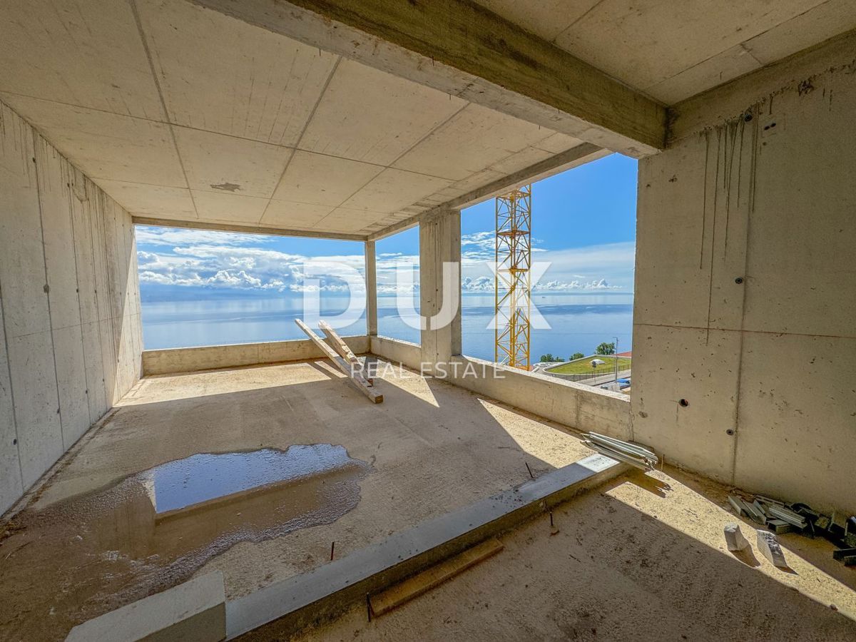 ABBAZIA, CENTRO - appartamento con vista in un nuovo edificio sopra il centro di Abbazia 