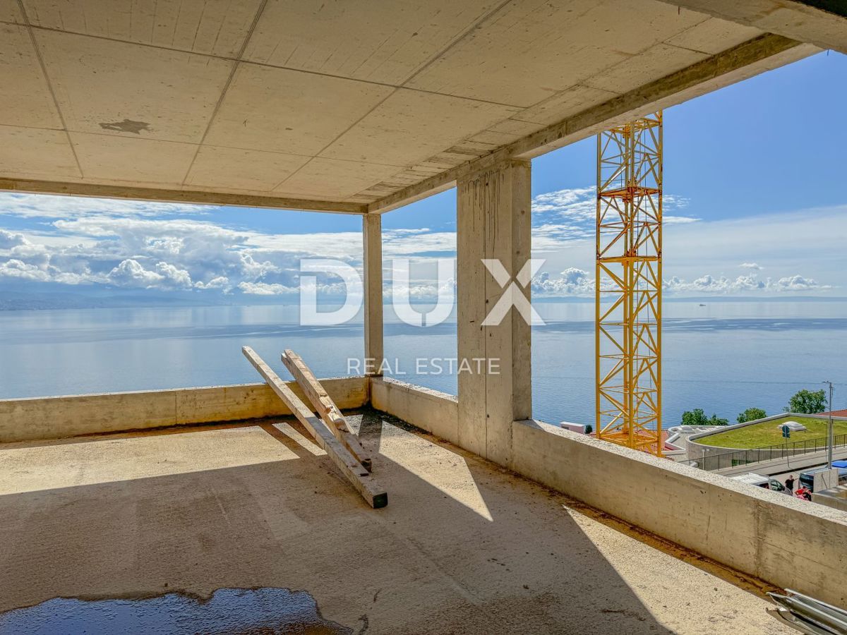 ABBAZIA, CENTRO - appartamento con vista in un nuovo edificio sopra il centro di Abbazia 