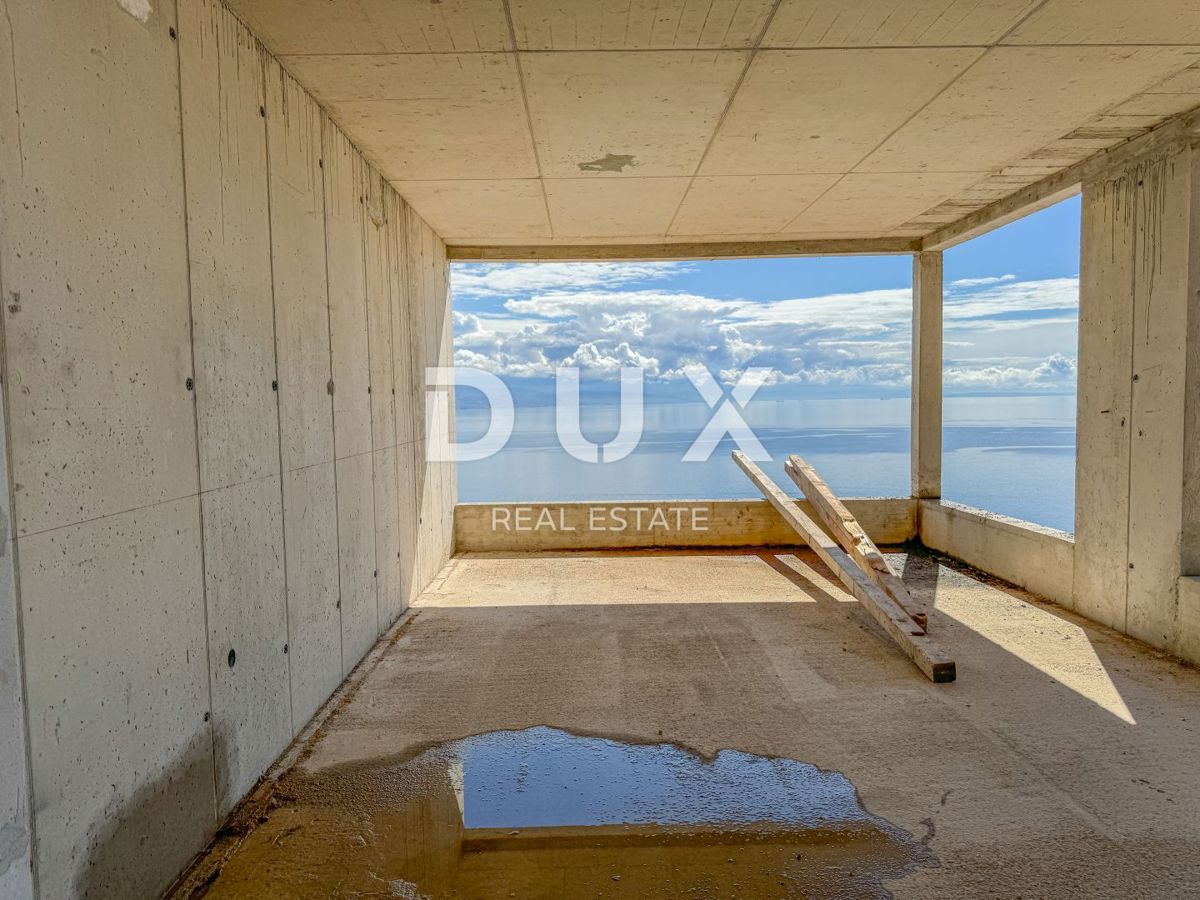 ABBAZIA, CENTRO - appartamento con vista in un nuovo edificio sopra il centro di Abbazia 