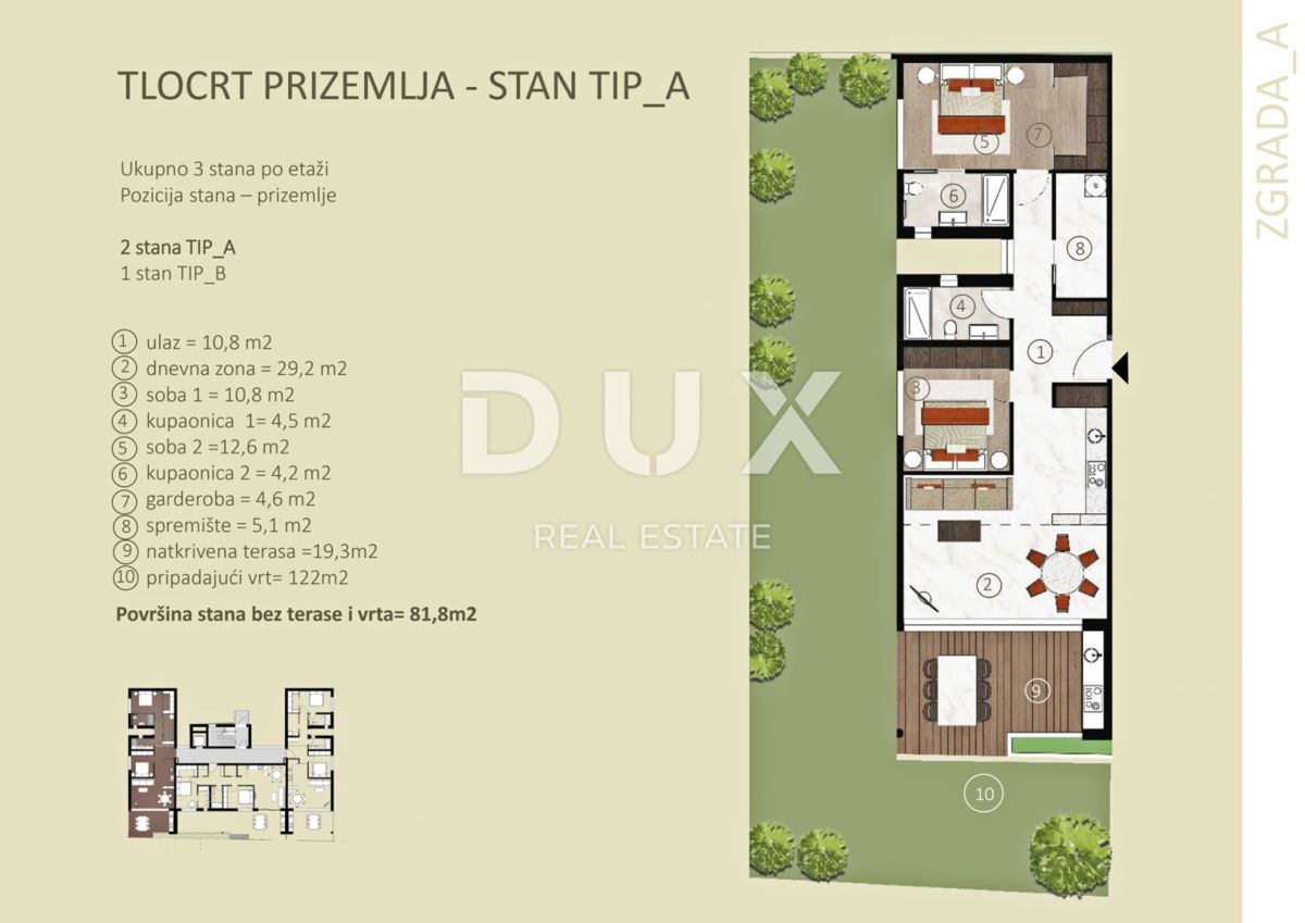 Appartamento Novigrad, 109,98m2