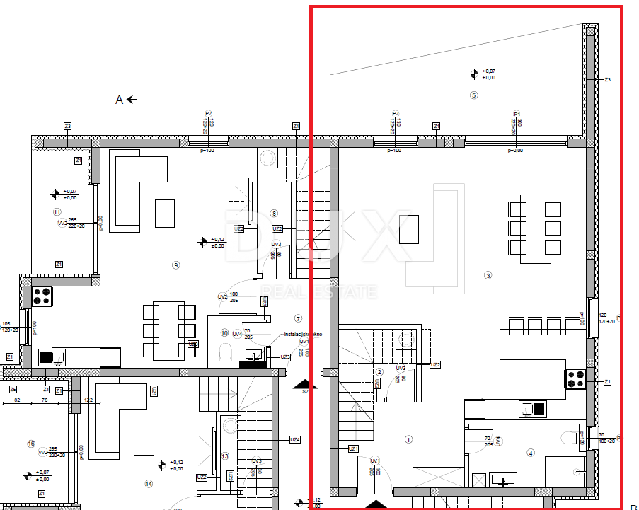 VODICE - Bellissimo appartamento duplex S1 in posizione tranquilla