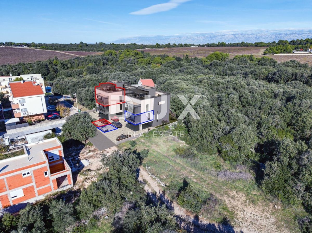 ZADAR, PETRČANE - Moderno attico in costruzione Z1 S4