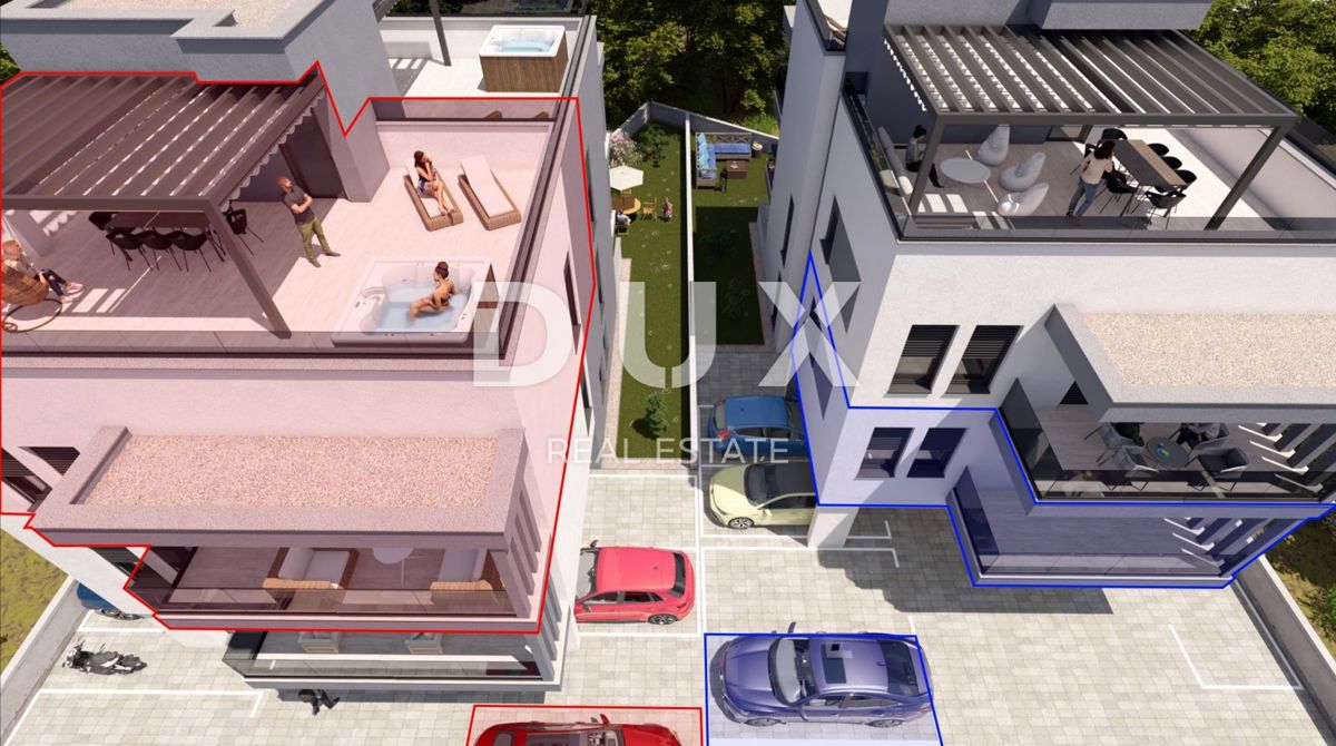 ZADAR, PETRČANE - Moderno attico in costruzione Z1 S4