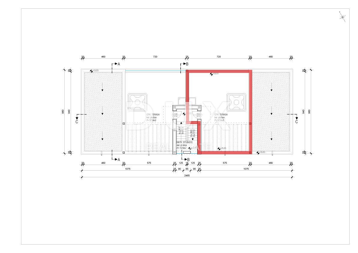 Appartamento Sabunike, Privlaka, 156,10m2