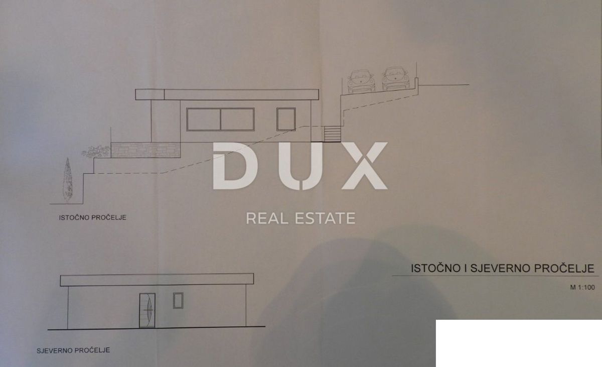 ABBAZIA, DRAGA DI MOSCHINO - terreno edificabile 960m2 CON PERMESSO DI COSTRUZIONE!! per una villa con piscina e vista mare
