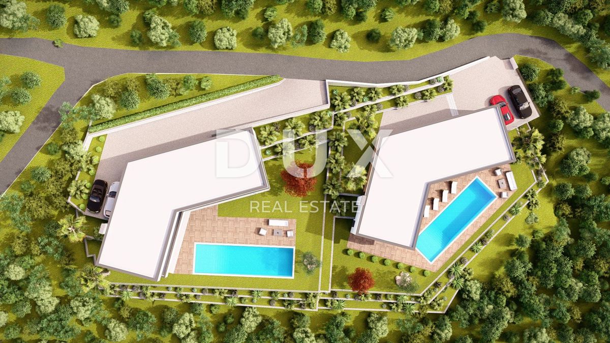 ABBAZIA, DRAGA DI MOSCHINO - terreno edificabile 960m2 CON PERMESSO DI COSTRUZIONE!! per una villa con piscina e vista mare