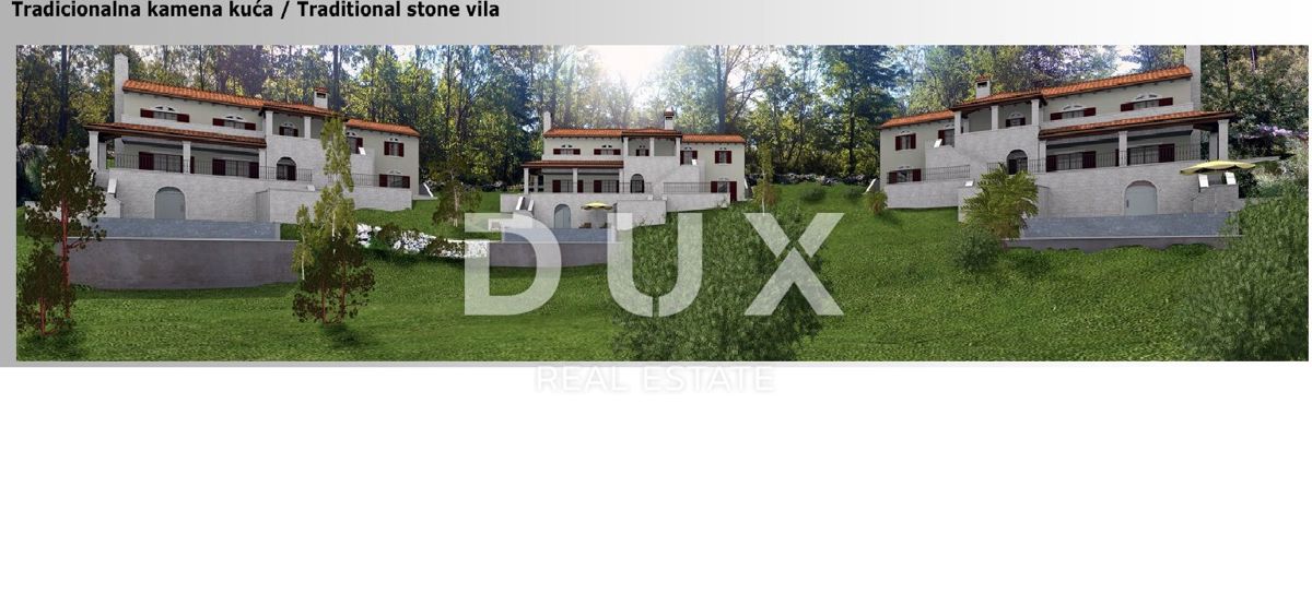 ISTRIA, VIŠNJAN - Terreno a cascata per diverse ville!