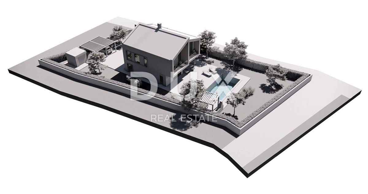 ISTRIA, PARENZO - Terreno edificabile con progetto per villa moderna vicino a Parenzo