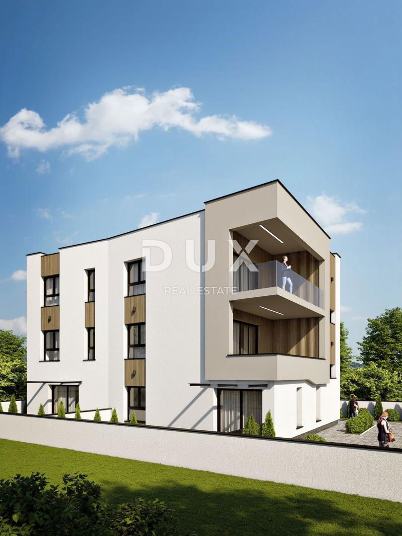 ISTRIA, ŠTINJAN - Appartamento con giardino vicino al mare! Nuova costruzione! Passeggiata virtuale!